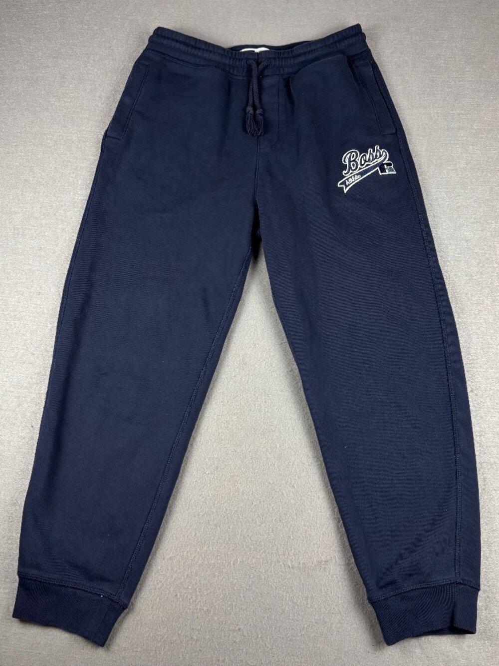 BOSS x Russell Athletic Jafa_RA_2 Navy Logo Joggers Sweatpants Men's S